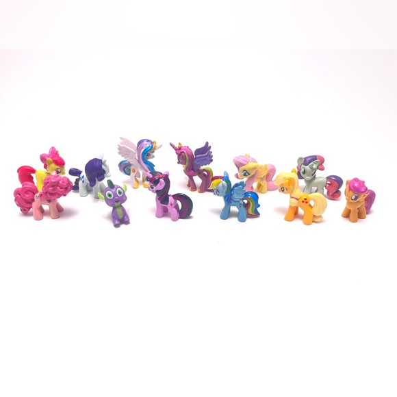 My Little Pony Minis 12 pack of vintage figurines (toys or cake toppers) - Picture 2 of 16